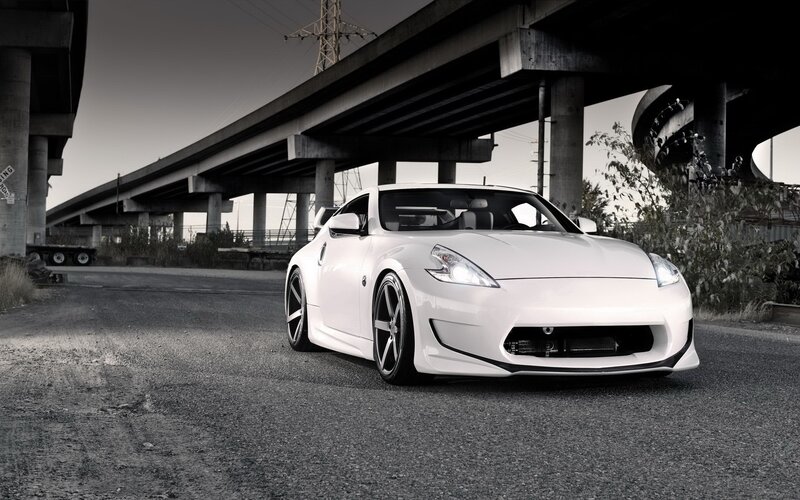 white sports car under overpass