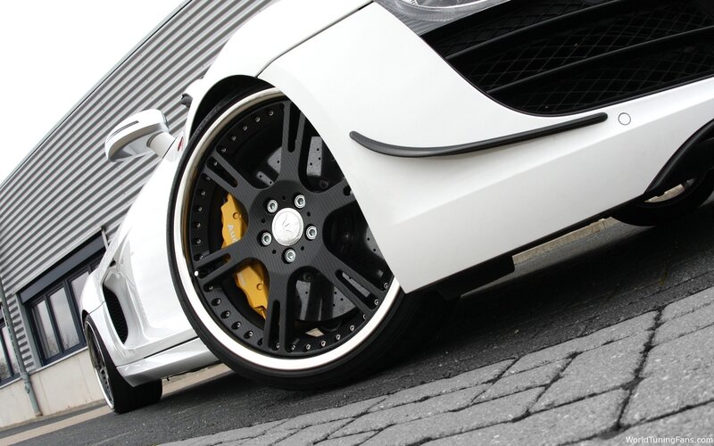 white sports car wheel detail