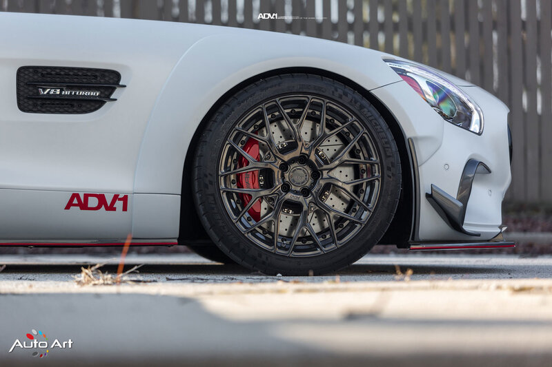 White Sports Car Wheel — Dramatic, Afternoon