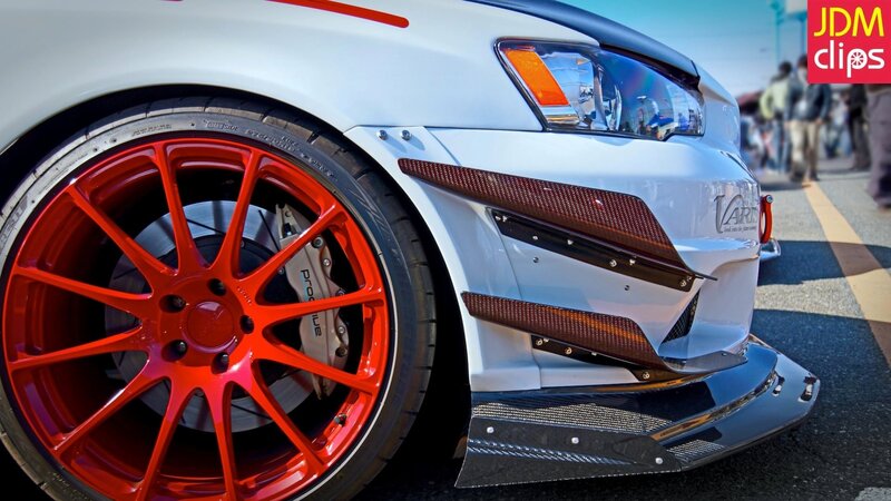 White Sports Car Wheel — Dramatic