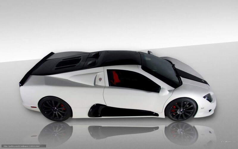 white sports car with black accents