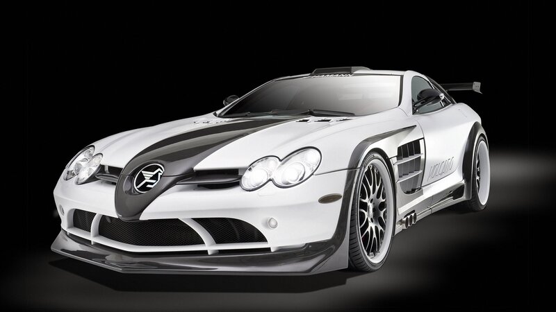 white sports car with black stripes