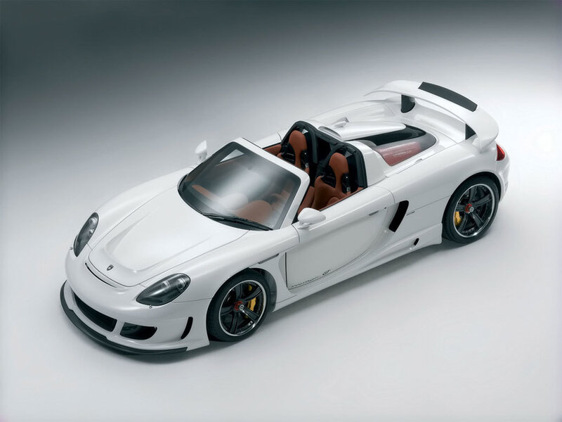 white sports car with brown interior