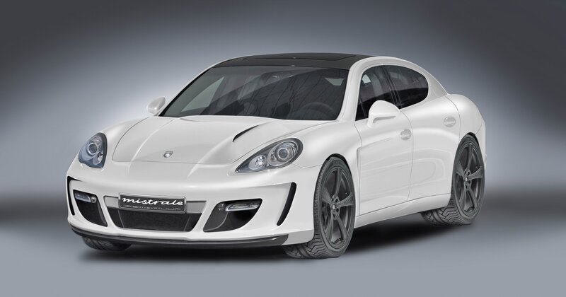 white sports car with custom body kit