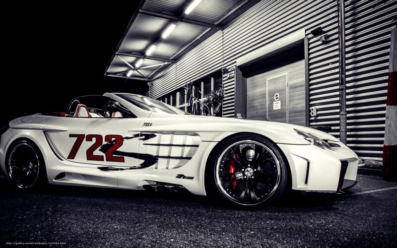white sports car with number 722