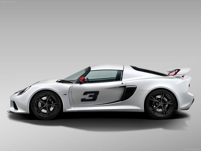 white sports car with number three