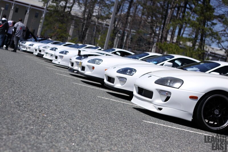 White Sports Cars in Line — Calm, Afternoon