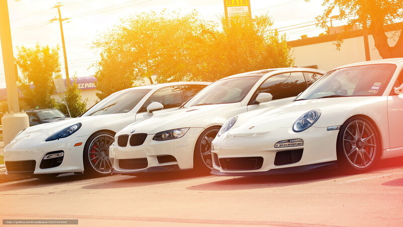 White Sports Cars — Warm