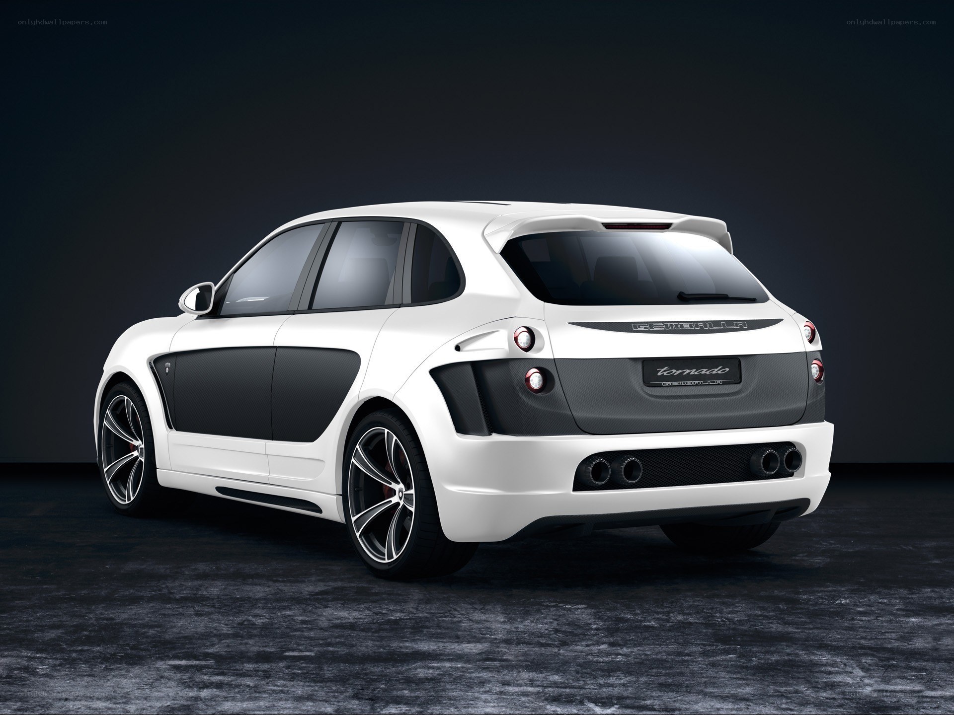 white sports hatchback car