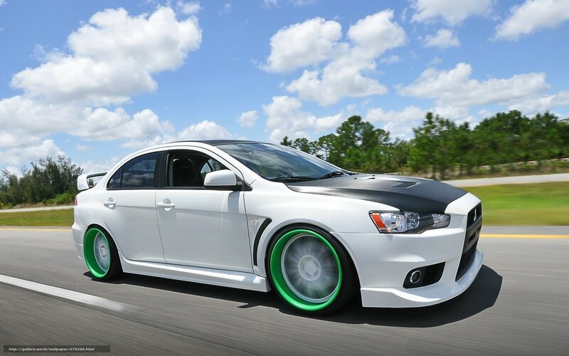 White Sports Sedan — Dynamic