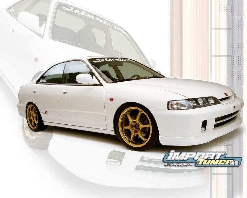 White Sports Sedan