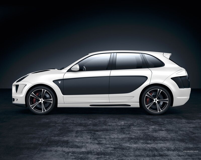 white sports utility vehicle