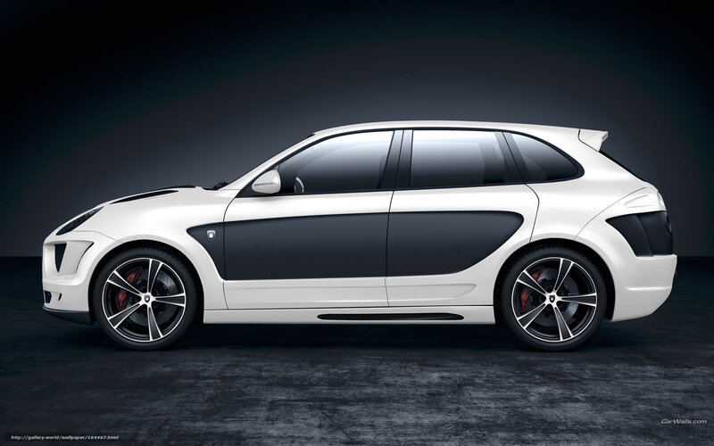 white sports utility vehicle