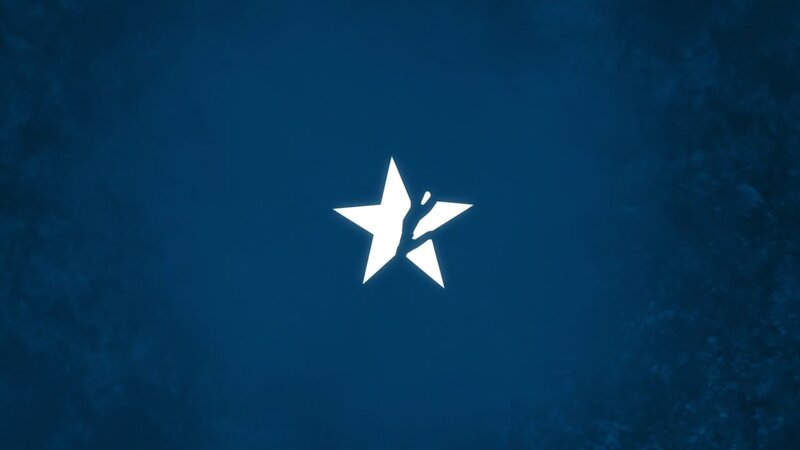 White Star Logo — Blue, Minimalist