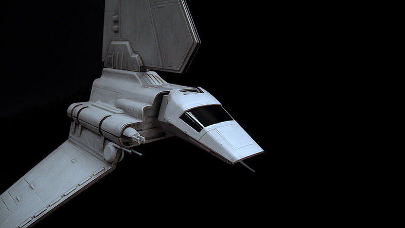 white star wars shuttle