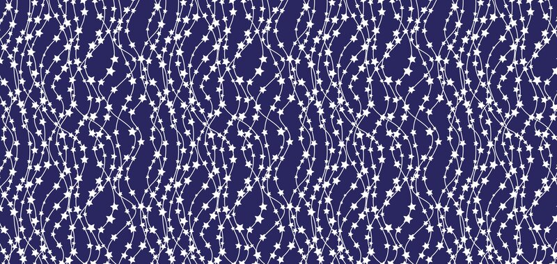 white stars on blue background