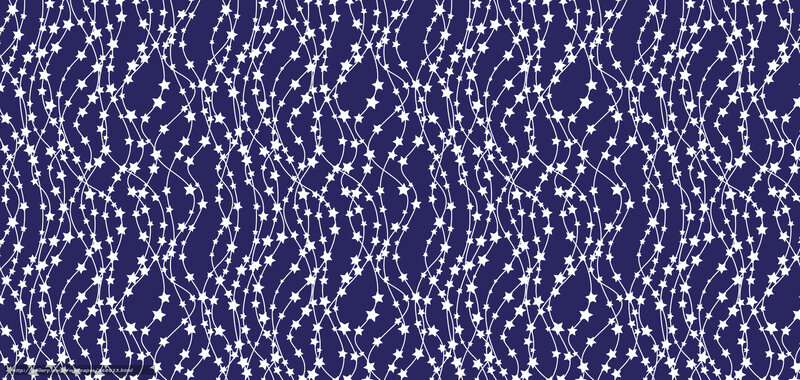 White Stars on Blue
