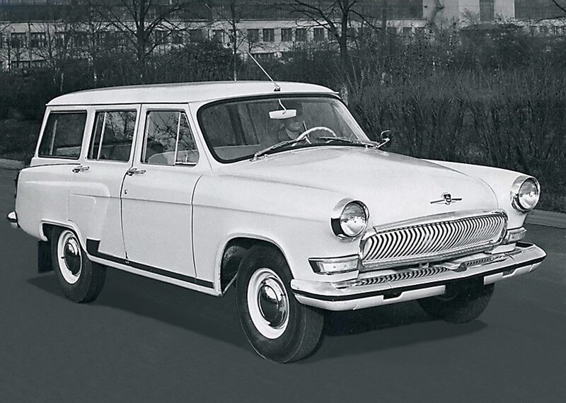 White station wagon car