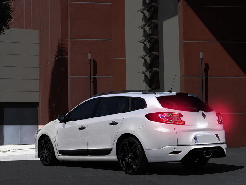 White Station Wagon
