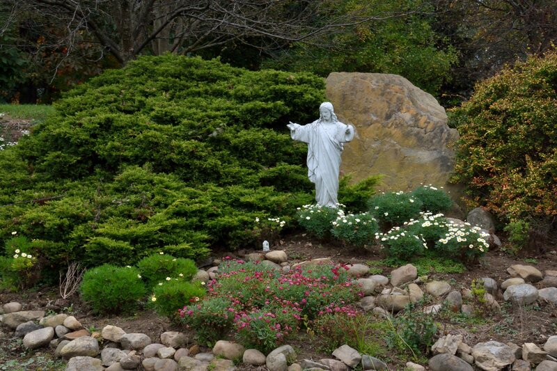 White Statue of Jesus