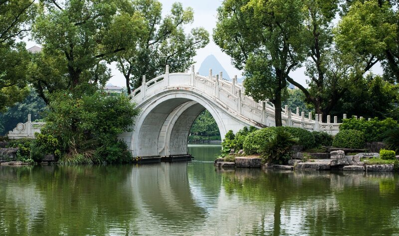 White Stone Bridge — Green