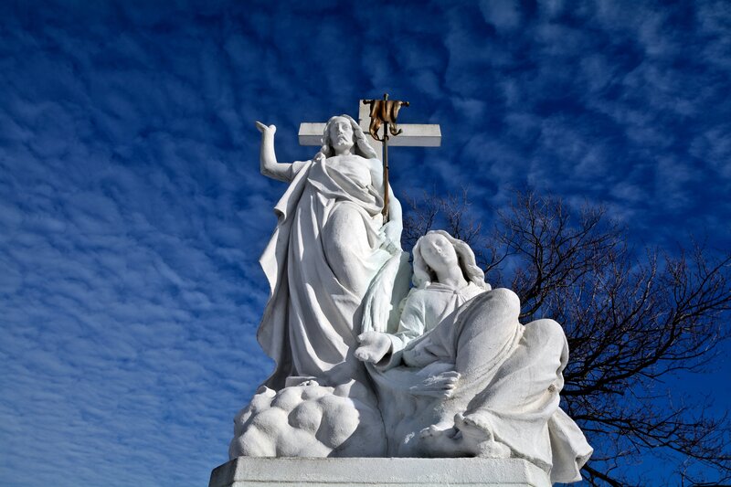 White Stone Statue