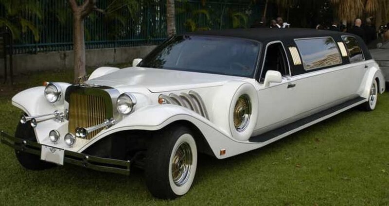White Stretch Limousine