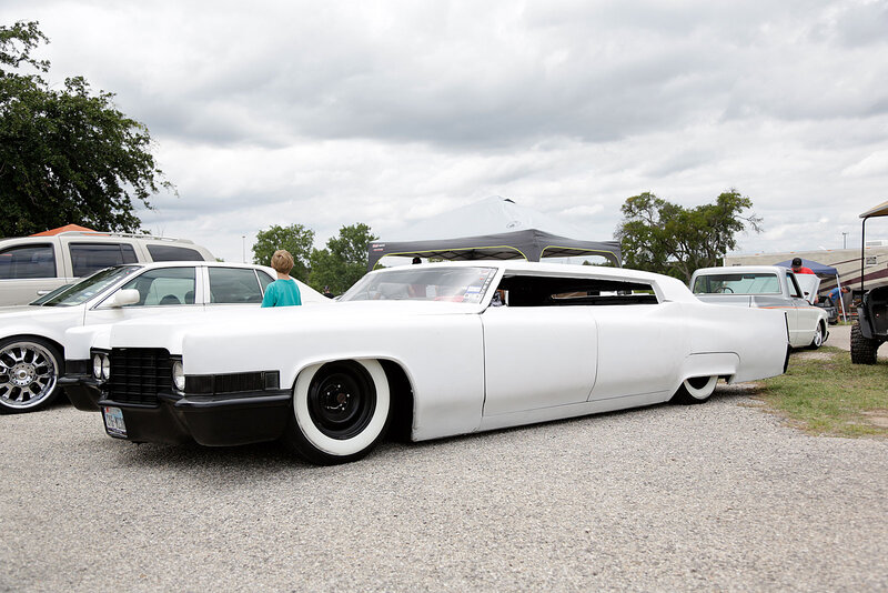 White Stretched Limousine