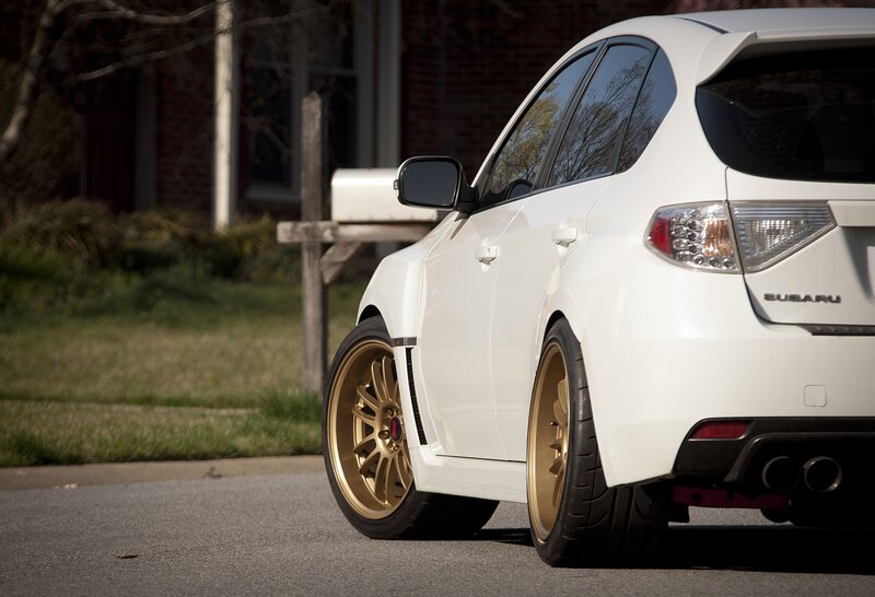 White Subaru Car — Calm