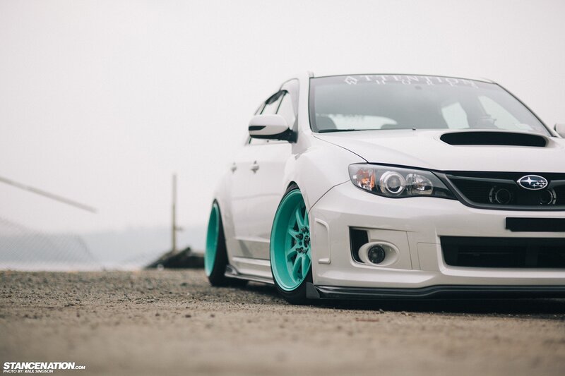 White Subaru Wrx — Dramatic, Photograph