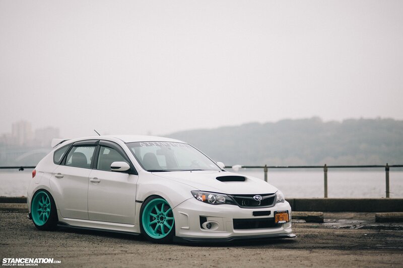 White Subaru Wrx Hatchback — Calm