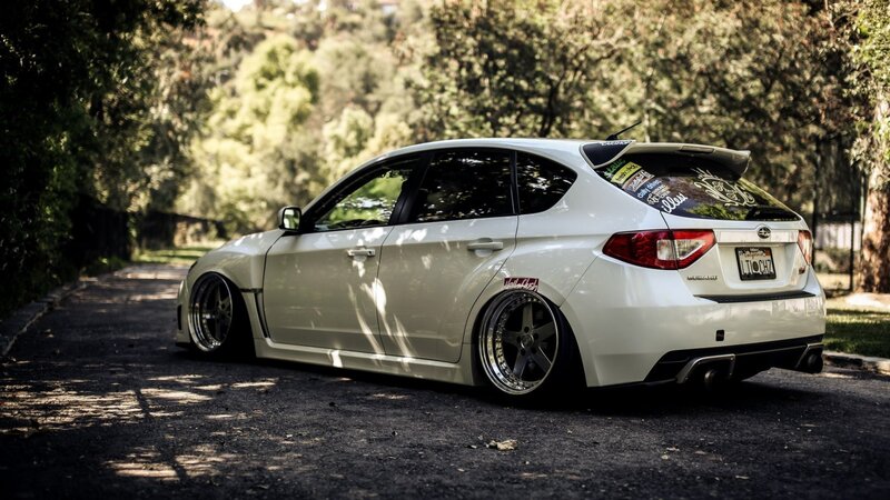 White Subaru Wrx Sti — Serene, Afternoon