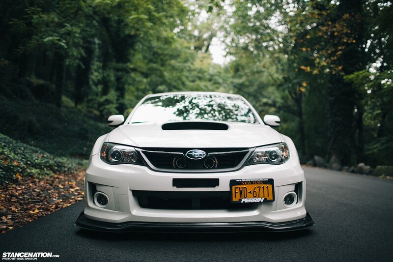 White Subaru Wrx Sti — Serene, Autumn