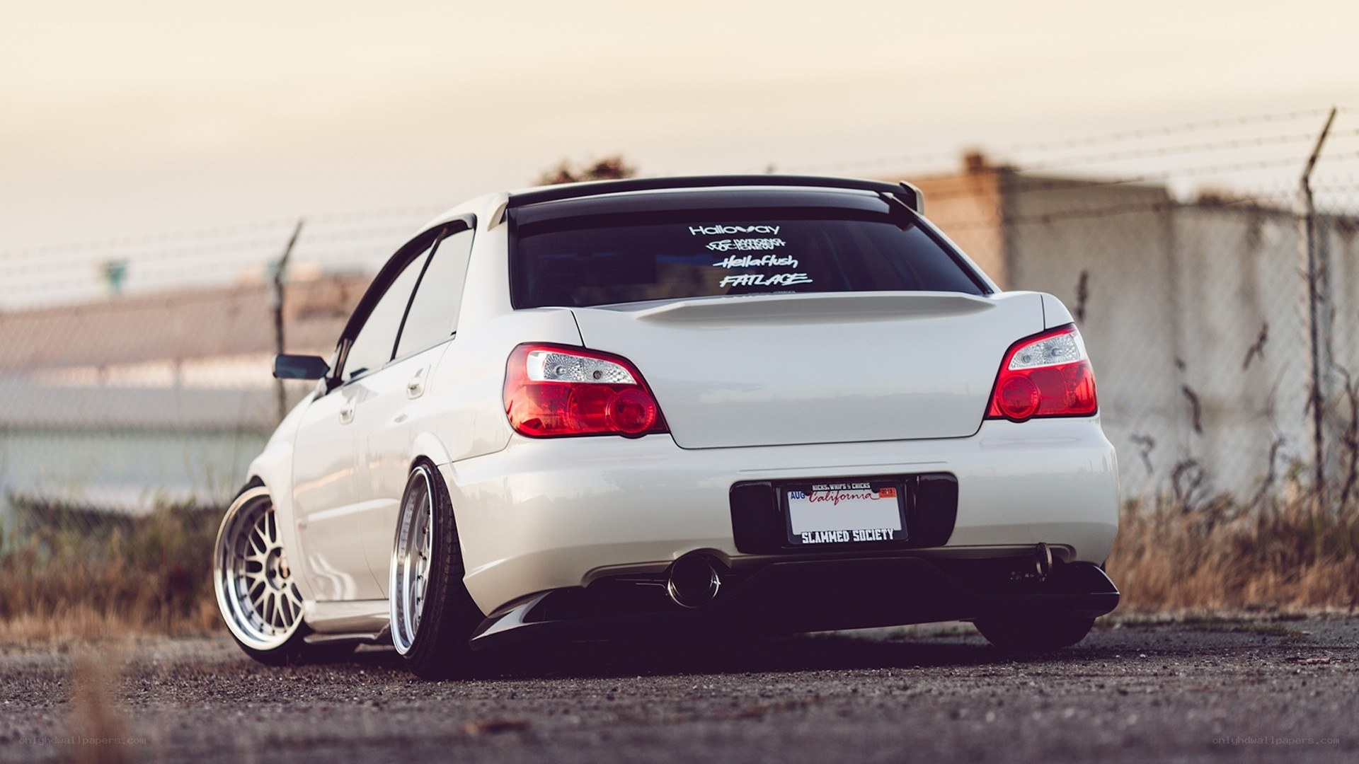 white subaru wrx sti
