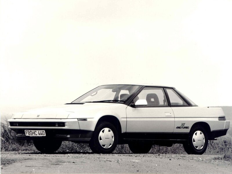 white subaru xt 4wd turbo car