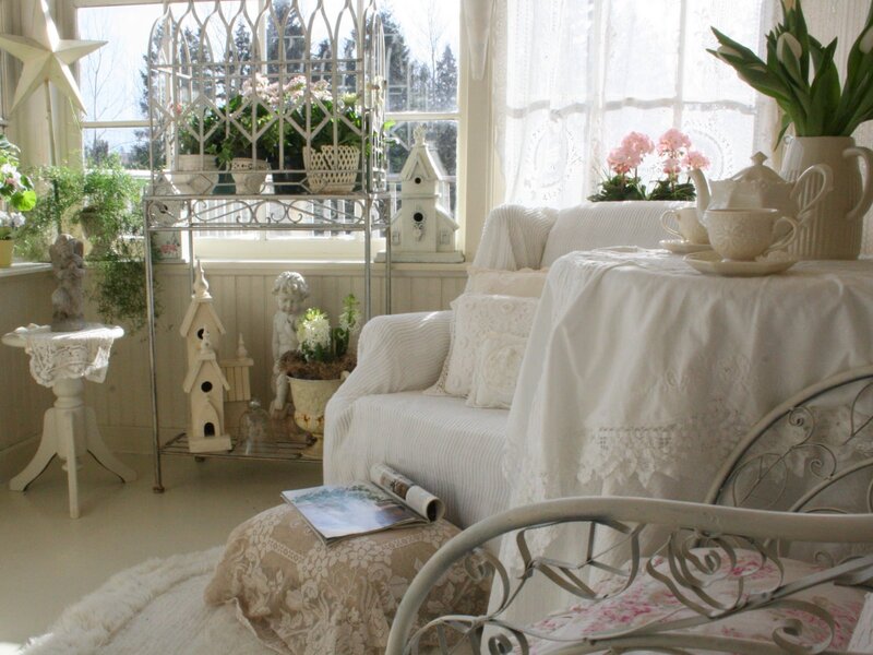White Sunroom Interior