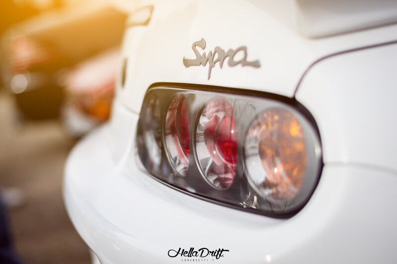 White Supra Taillight