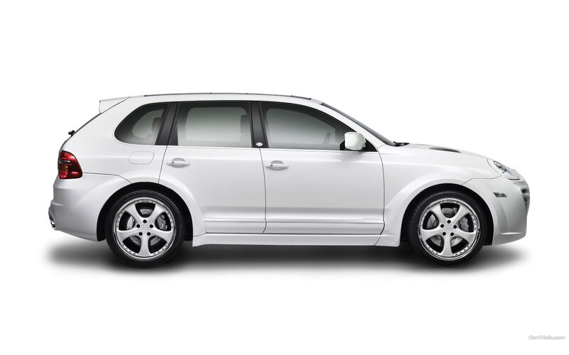 White SUV Car