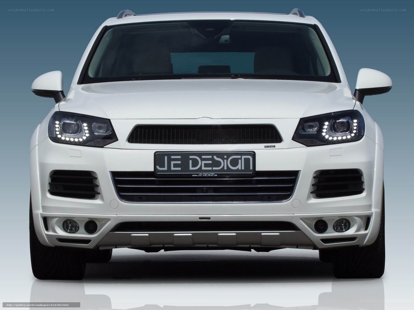 white suv front view