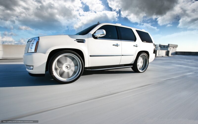 White SUV on a rooftop