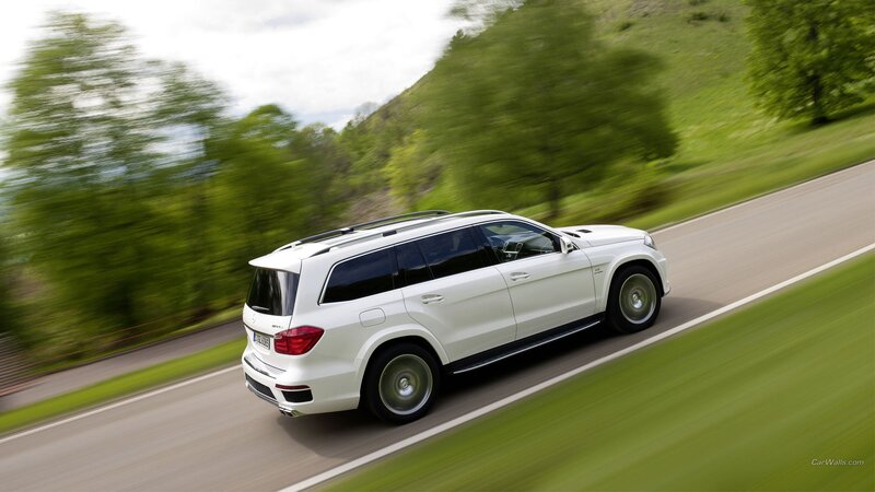 White SUV on Road — Dynamic, Afternoon, Photograph, Trees