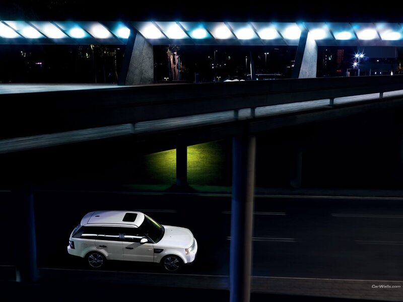 White Suv under Bridge