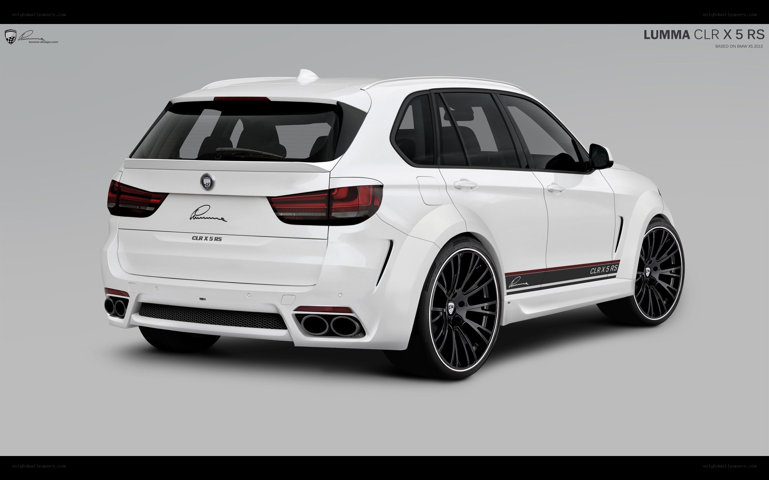white suv with custom body kit