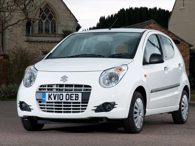 White Suzuki Car