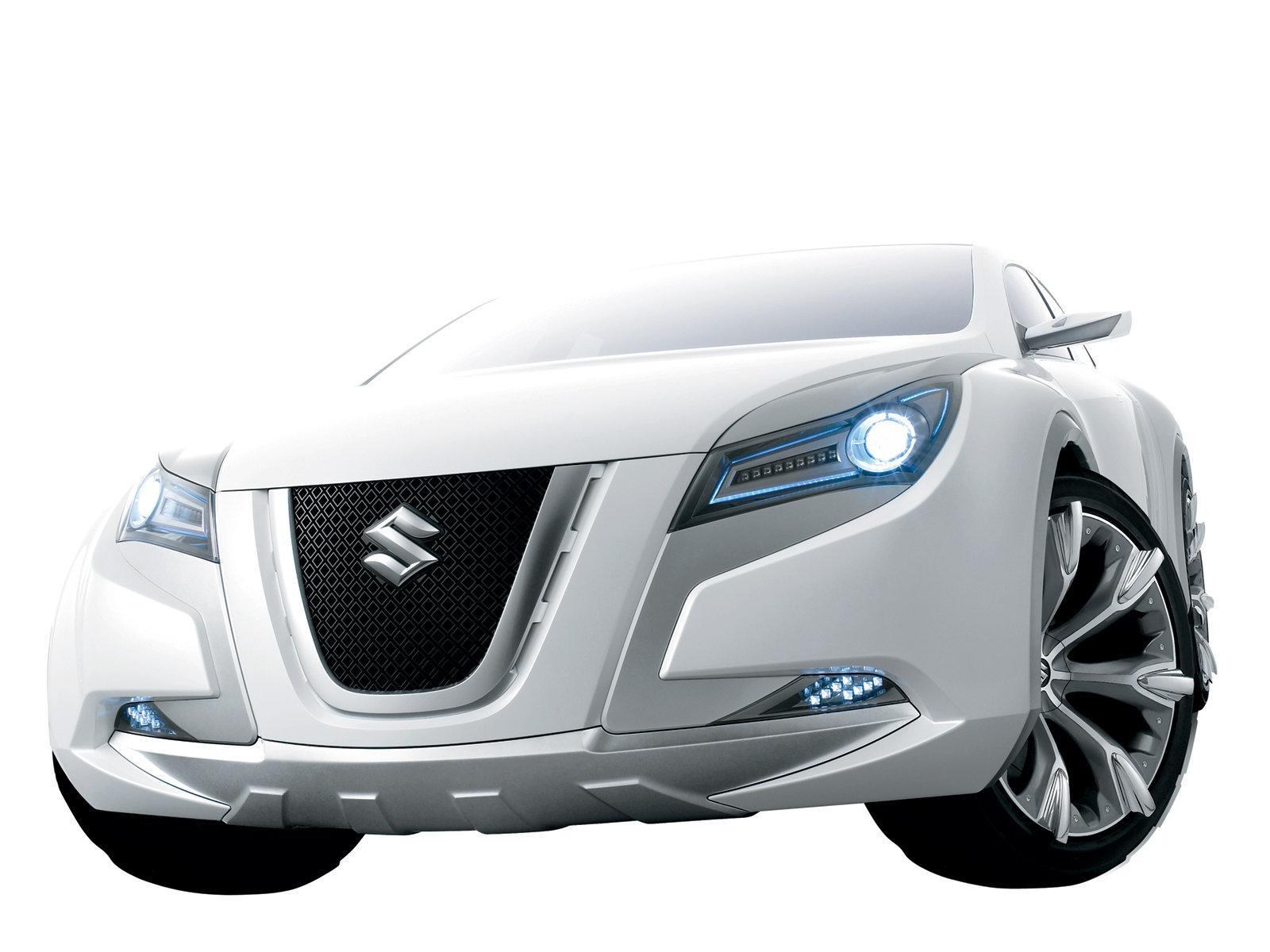white suzuki concept car