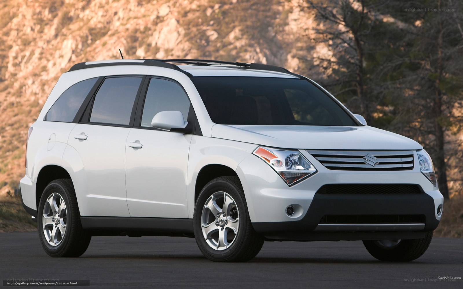 White Suzuki SX4 SUV