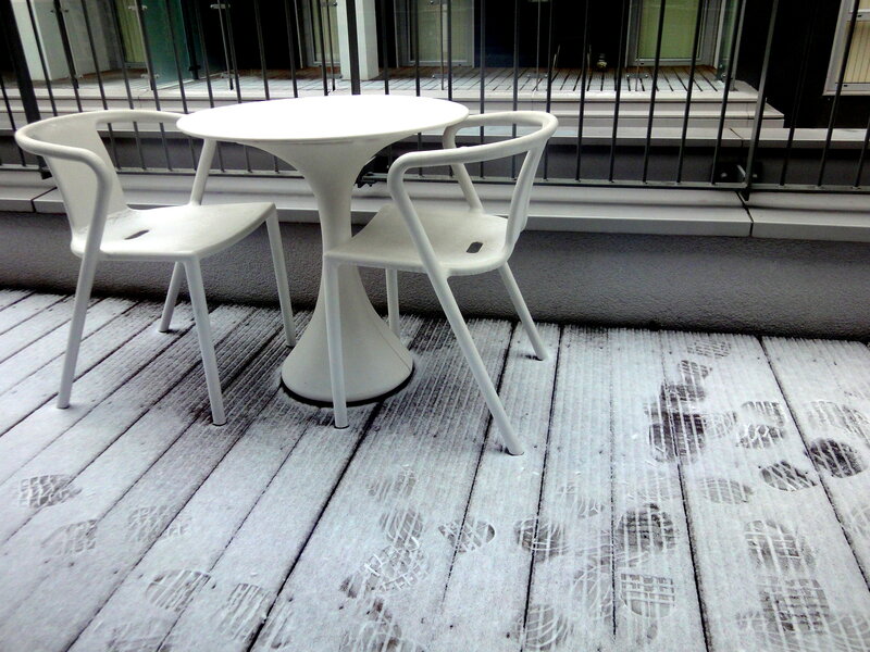 White Table and Chairs — Calm