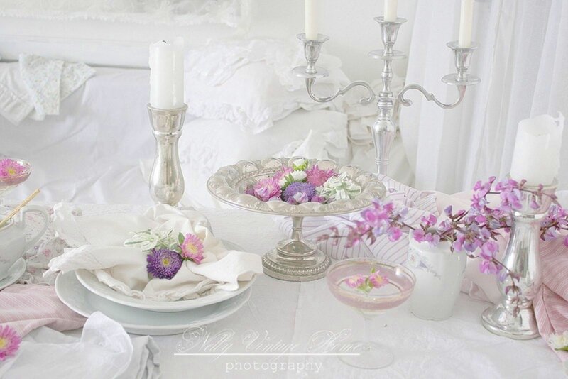White Table Setting