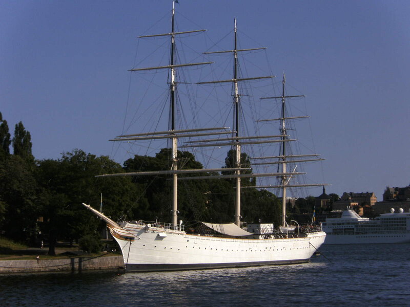 White Tall Ship — Serene