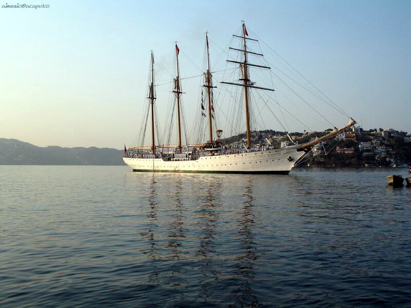 White Tall Ship